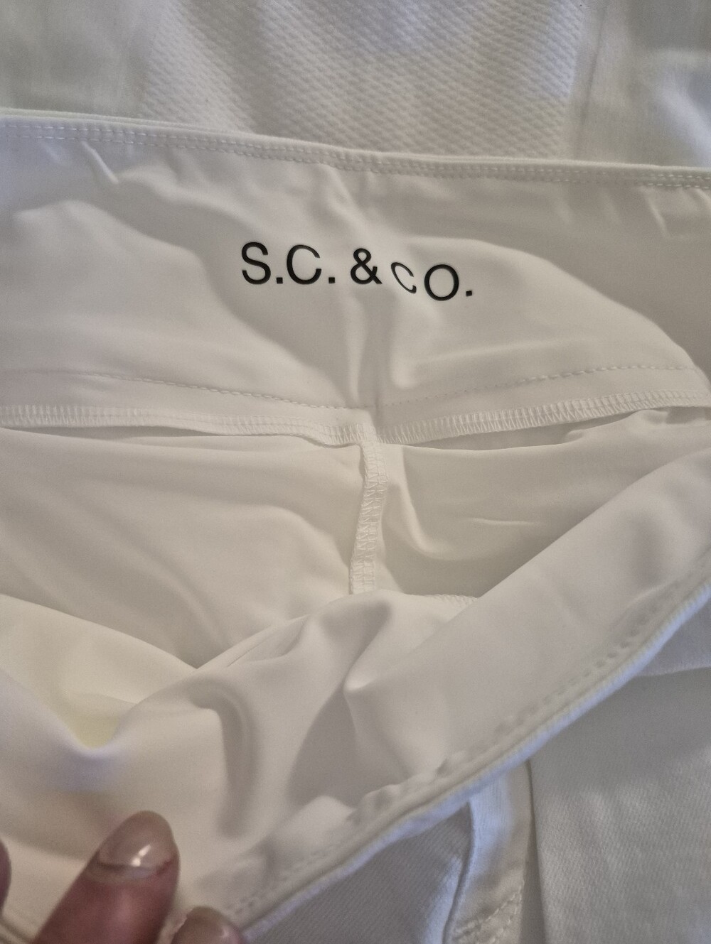 S C. & CO. Stretch Mini Skirt with Clean Front Panel - Picture 5 of 8